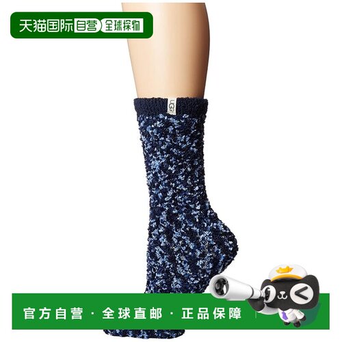 香港直邮Ugg 女士 舒适绳绒织袜子 blue蓝色 舒适时尚
