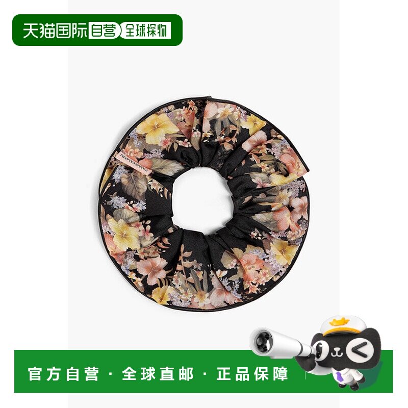 香港直邮ZIMMERMANN 女士 花卉图案真丝-斜纹发带 1427XS25A1BLAC