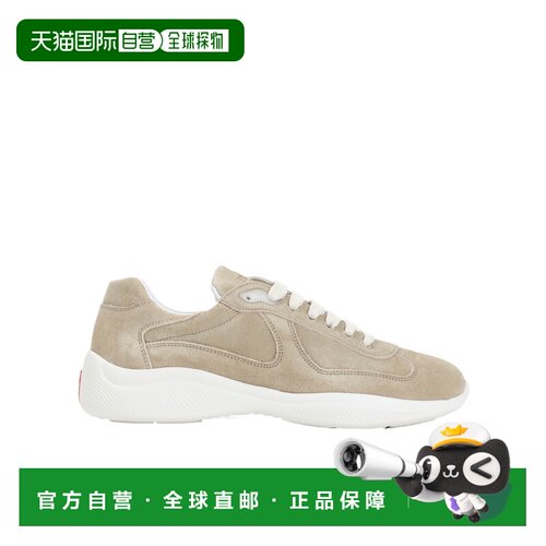 1h可退 香港直邮PRADA 男士运动鞋 4E3400Z5OFG000F0379 CO 棕色