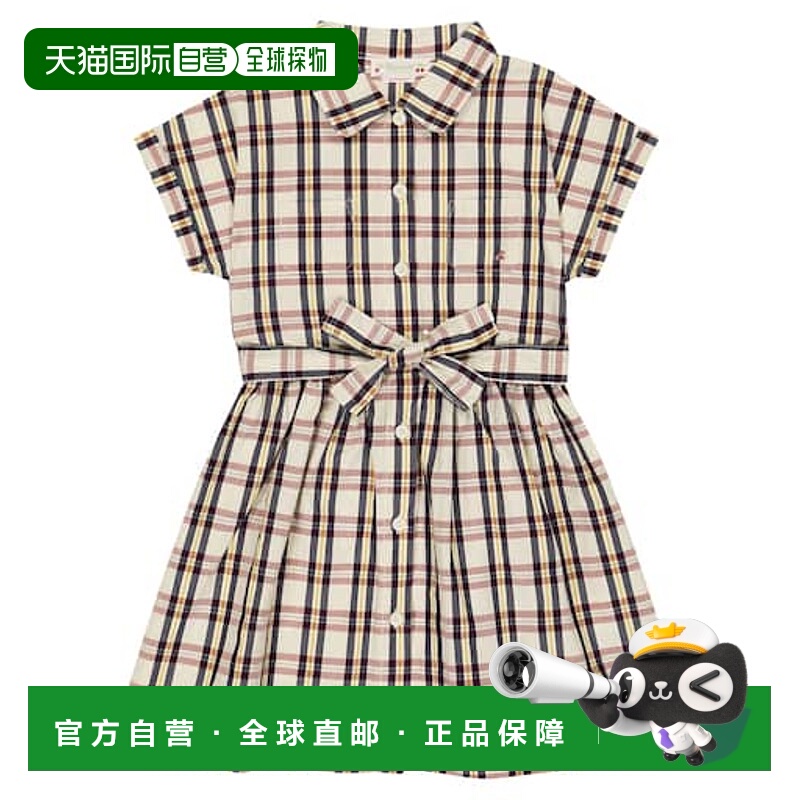 香港直邮Bonpoint 女童 Gisele 棉质衬衫式连衣裙童装