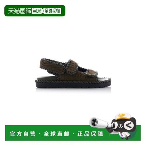 1h可退 香港直邮Bottega Veneta 葆蝶家 女士 Jack 灯芯绒露跟凉