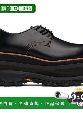 1h可退 香港直邮Sacai 男士 黑色牛津鞋 SCM254001BLACK black黑