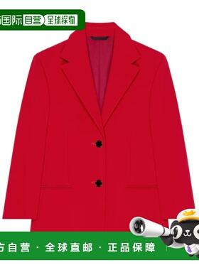 1h可退 香港直邮Givenchy 绉绸单排扣夹克 BW30L4169P