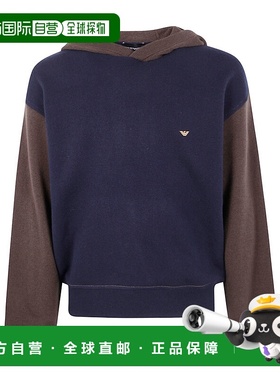 香港直邮Emporio Armani 连帽双色毛衣 EM002020AF19444阿玛尼