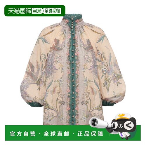 欧洲直邮zimmermann 女士 衬衫泡泡袖