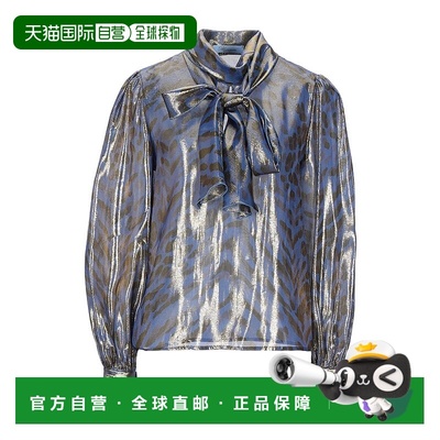 1h可退 香港直邮Blumarine 蓝色情人 女士 上衣 blue蓝色 舒适时