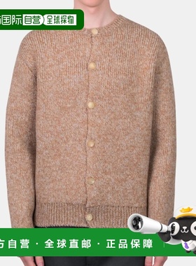 1h可退 香港直邮AURALEE 男士 en laine 双面针织开衫 A25AC01