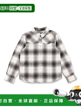 1h可退 香港直邮golden goose 男童 W05BSHW00018494A 格纹上衣童