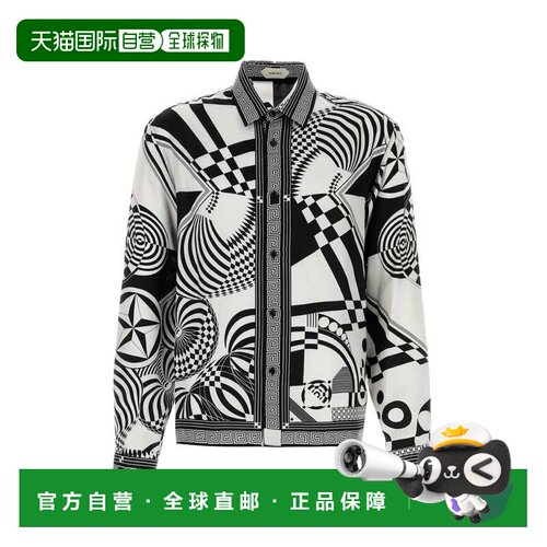 香港直邮VERSACE 男士衬衫 10245201A192685B040 AW支付后1h可退
