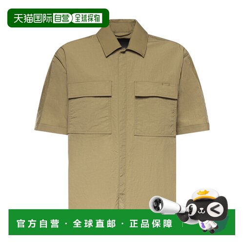 香港直邮HERNO 男士衬衫 CM00015UL128277305 AW2026 绿色 短袖衬