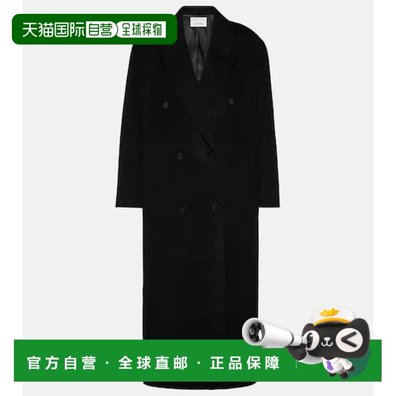 1h可退 香港直邮The Frankie Shop 女士 Gaia 宽松款羊毛混纺大衣