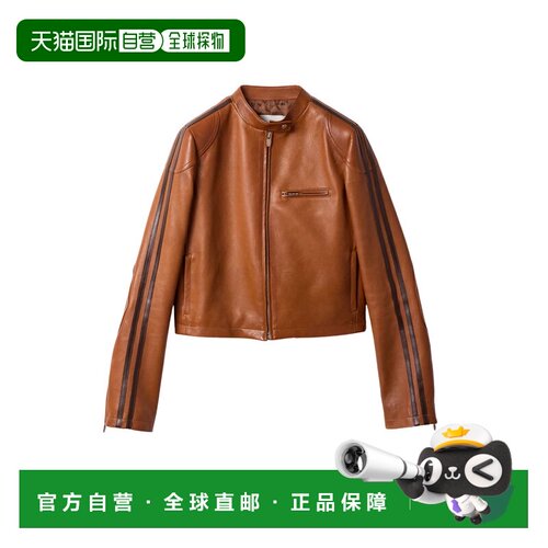 1h可退 香港直邮MIU MIU 女士皮衣 MPW00819BXF0134