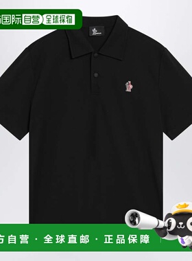 1h可退 香港直邮moncler 盟可睐 男士 Logo 短袖 Polo 衫 8A00004