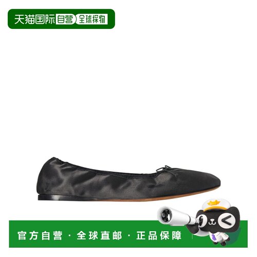 1h可退 香港直邮The Row Awar 缎面芭蕾平底鞋 F1539W326芭蕾舞鞋