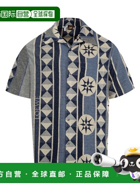 香港直邮1h可退 LOEWE 罗意威 男士 短袖衬衫 H616Y23X33