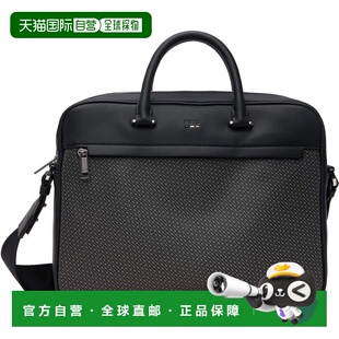 男士 黑色 1h可退 Signature 波士 Monogram Stri 香港直邮BOSS