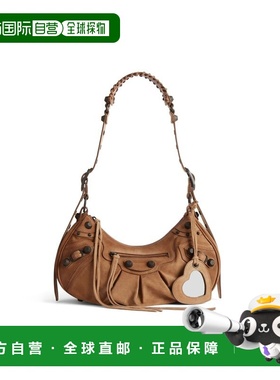 欧洲直邮BALENCIAGA (巴黎世家) Le Cagole 驼色女士小号单肩包