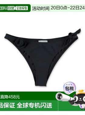 1h可退 香港直邮Coperni 女士 花朵比基尼内裤 COPSW01F5021BBLK