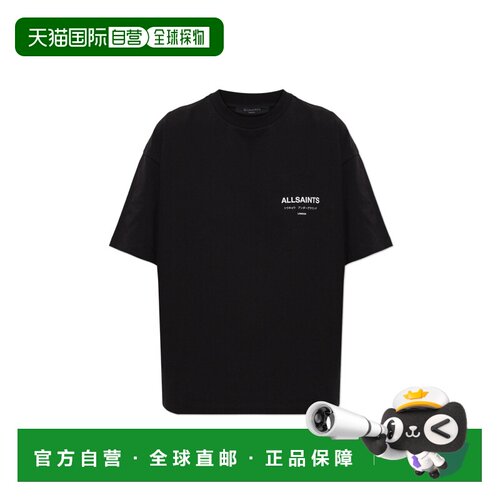 1h可退 香港直邮ALL SAINTS 女士T恤 UNDERGROUNDW202JCBLACK SS2