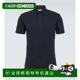 棉质凸纹布Polo衫 香港直邮Orlebar Sebastian Brown 004097 男士