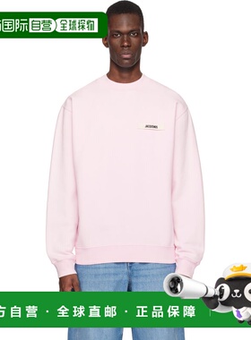 香港直邮Jacquemus 男士 粉色 The Gros Grain 套头衫 24ESSM0020