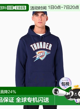 自营欧洲直邮NEW ERA 男士蓝色棉卫衣新款