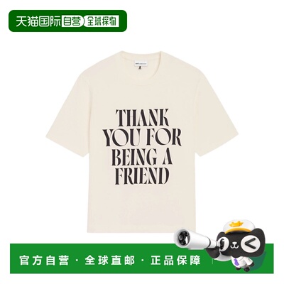 香港直邮Ami Paris 男士 TEESHIRT AT FRONT 宽松款合身短袖标志T