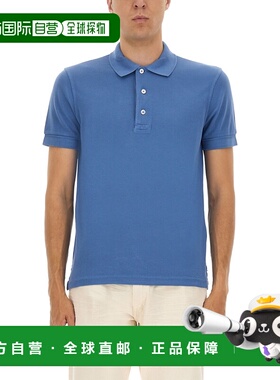 香港直邮TOM FORD 男士T恤 JPS011JMT013HB284 AW2025蓝色短袖