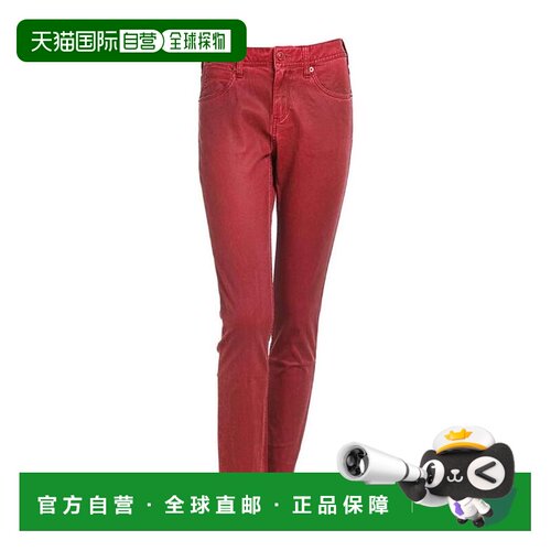 1h可退 香港直邮BURBERRY 女士牛仔裤 39258741 SS2021 红色 徽标