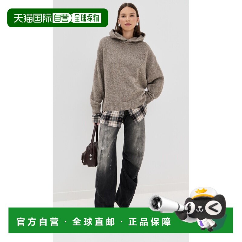 1h可退 香港直邮Acne Studios 艾克妮 女士 牦牛棉质法兰绒毛衣