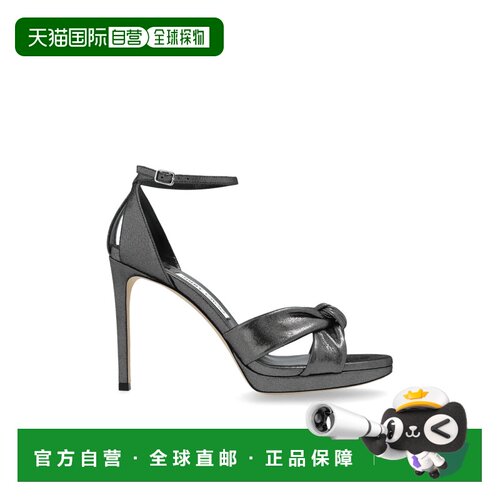 1h可退 香港直邮JIMMY CHOO 女士凉鞋 ROSIE100SHSANTHRACITE AW2