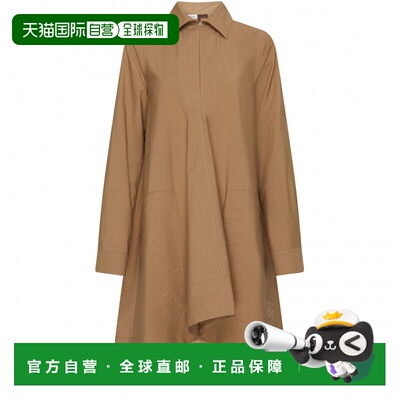 自营1h可退 欧洲直邮LOEWE/罗意威 束腰连衣裙流行时髦穿搭气质小