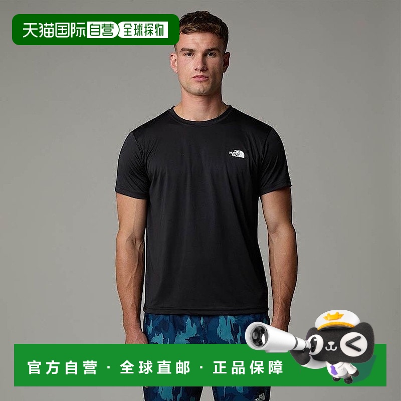 自营欧洲直邮北面Reaxion Amp 男士T恤TheNorthFace新款