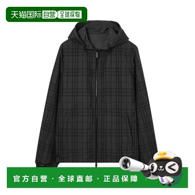 欧洲直邮Burberry Men Newport Reversible Jacket Iron Grey