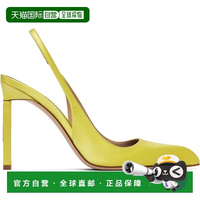 1h可退 香港直邮Tom Ford 汤姆 福特 女士 黄色 Satin T Slingbac