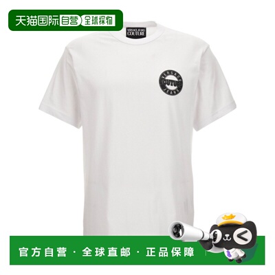 1h可退 香港直邮VERSACE 男士T恤 79GAHT06CJ00T003 AW2025 白色