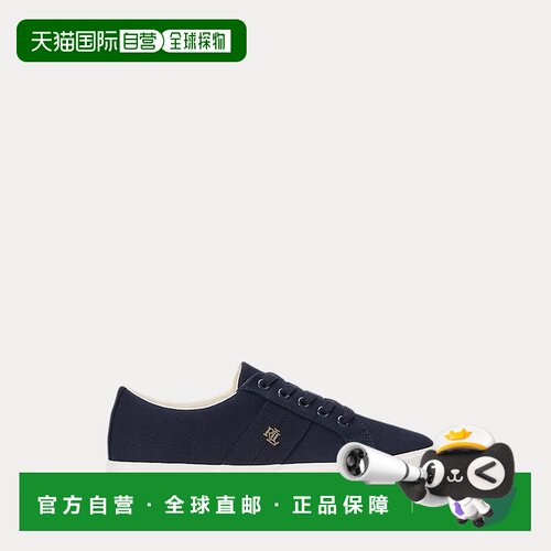 自营欧洲直邮Ralph Lauren拉夫劳伦 Janson II女士海军蓝棉质帆布