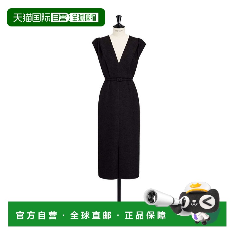 香港直邮Dior V领连衣裙 521R78A1761