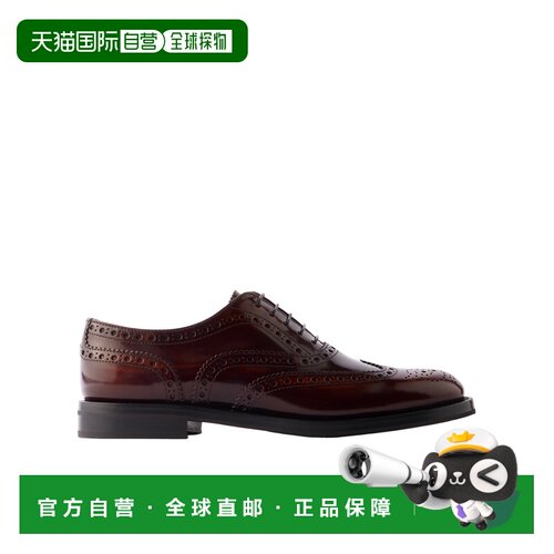 1h可退 香港直邮CHURCH'S 女士芭蕾乐福鞋 DE0001F0AEYBROWN SS20