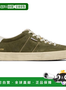 香港直邮GOLDEN GOOSE 男士 绿色 Soul Star 运动鞋 GMF00464F005