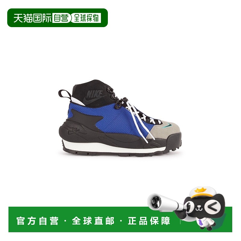 自营欧洲直邮Nike耐克 x Sacai联名系列蓝色/黑色网眼织物户外机