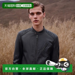 品质 百搭前卫简款 香港直邮Belstaff羊皮夹克男士 亲肤质量时尚