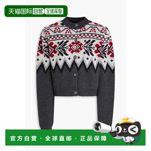 女士 butrym Fair Isle 提花针织羊 1h可退 短款 香港直邮magda