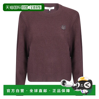 香港直邮MAISON KITSUNE 女士 Maglioncino 狐狸头羊羔毛毛衣 MRW