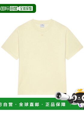 香港直邮Courreges 圆领短袖T恤 325JTS203JS0233