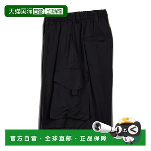 时尚 香港直邮Y JD1482正品 松紧腰身斜纹短裤 流行休闲潮流穿搭