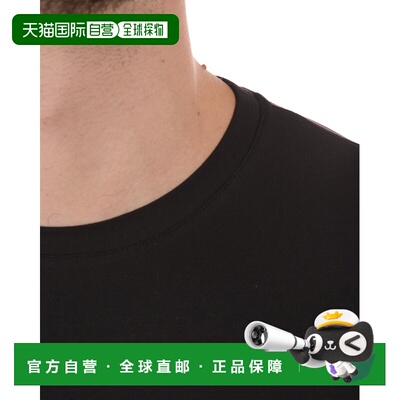 1h可退 香港直邮VERSACE JEANS 男士T恤 B3GRA73ANEROBLACK SS202