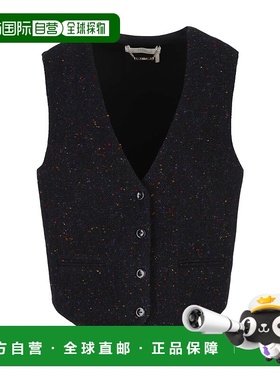 香港直邮Chloe 徽标无袖马甲 C22AGI01165羊毛百搭正品流行穿搭