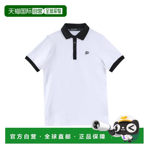 欧洲直邮KARL LAGERFELD 男士POLO衫 KM745017552【付后1h可退】