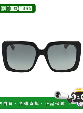 1h可退 欧洲直邮GUCCI 女士眼镜 GG0418S001 SS2025 黑色 GUCCI W